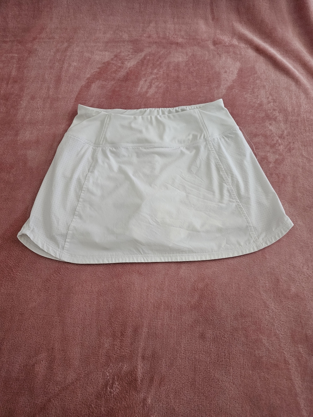 White CHAMPIONS Skirt with Smooth Waistband - XS -   PRE OWNED